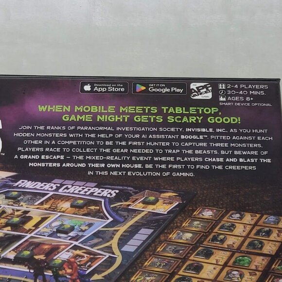 Finders Creepers Board Game Micro Games of America Hunt Digital Monsters New - Picture 9 of 12